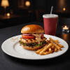Grilled Chicken Burger Combo