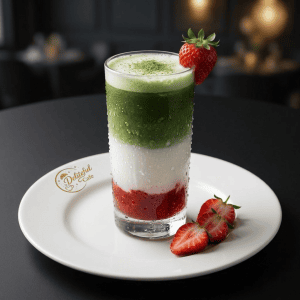 Strawberry Matcha Latte